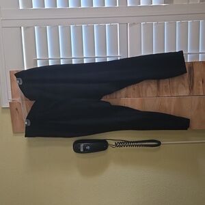 INC black ponte pull on pants Plus size